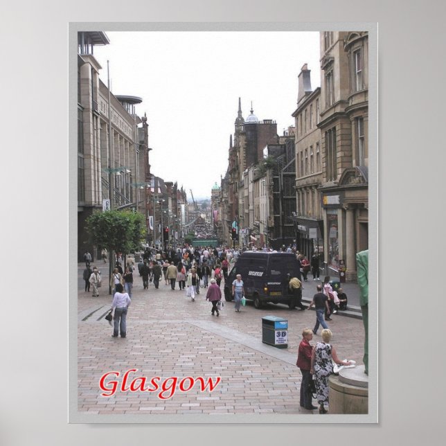 Scotland - Glasgow - Buchanan Street - Poster (Front)