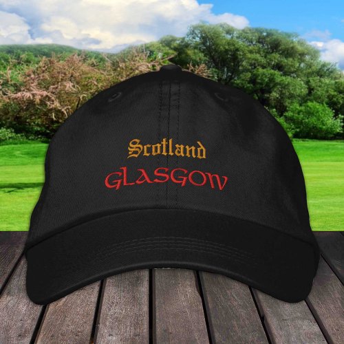Scotland  Glasgow fashion  Glaswegian Patriots Embroidered Baseball Cap