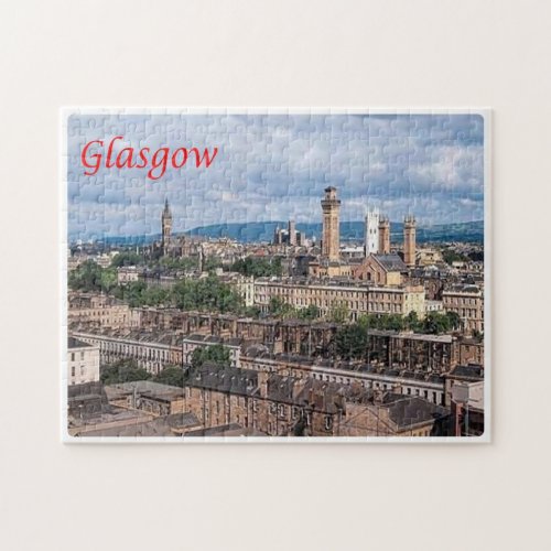 Scotland _ Glasgow _ Jigsaw Puzzle