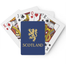 Scotland Gold Classic Playing Cards