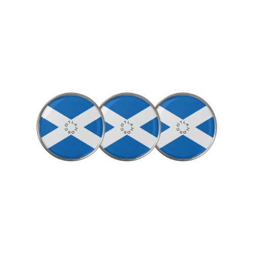scotland golf ball marker
