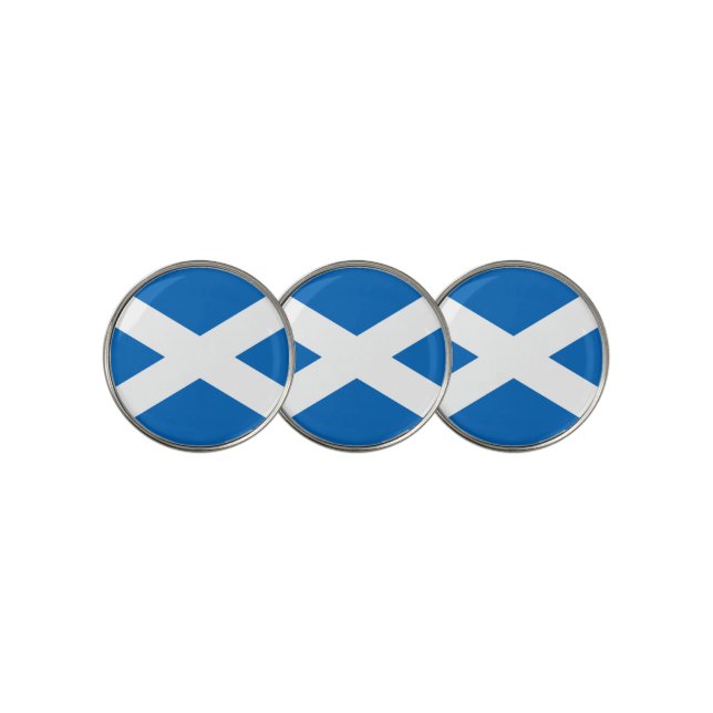 scotland golf ball marker (3 Up)
