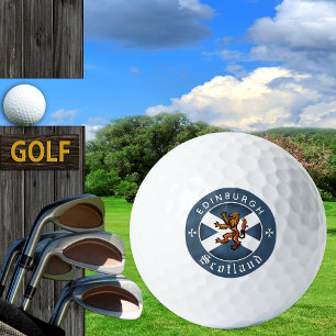 Scotland Golf Ball, Rampant, Vintage Scottish Flag Golf Balls