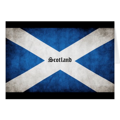 Scotland Grunge Flag