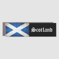 Scotland Grunge Flag and Text