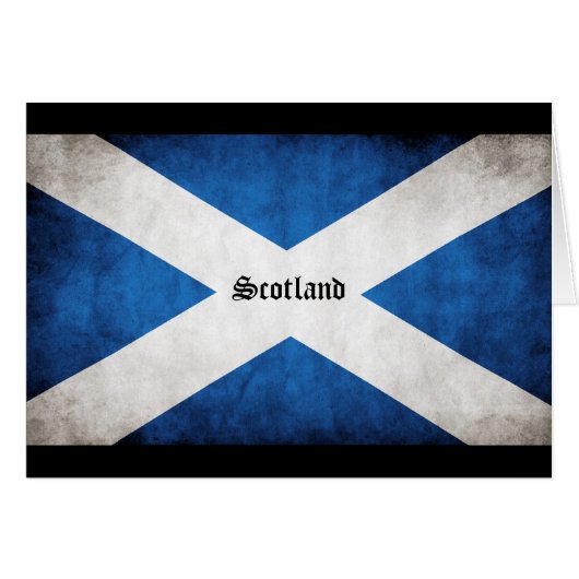 Scotland Grunge Flag Cards (Front Horizontal)