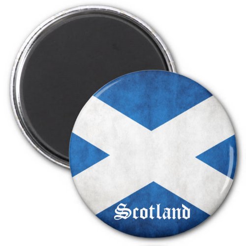 Scotland Grunge Flag Customized Magnet