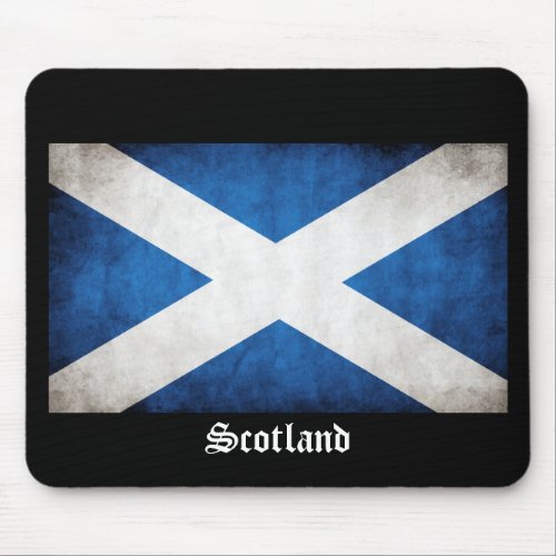 Scotland Grunge Flag Mouse Pad