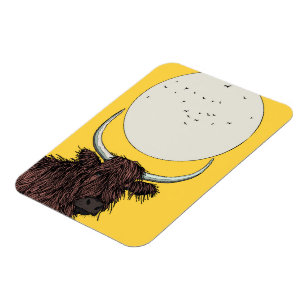 Scotland Highland Cow Magnet