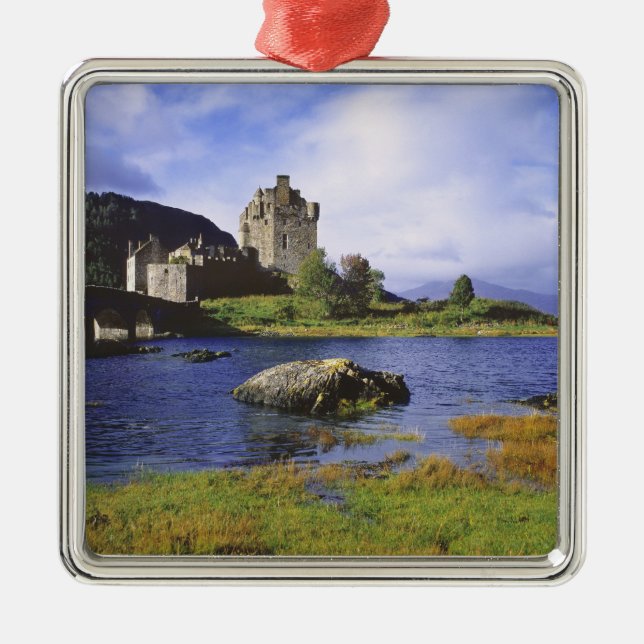 Scotland, Highland, Wester Ross, Eilean Donan 2 Metal Ornament (Front)