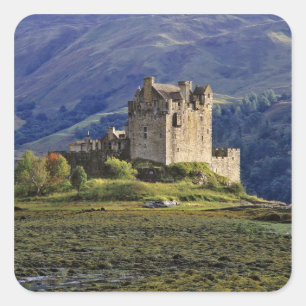 Scotland, Highland, Wester Ross, Eilean Donan 3 Square Sticker