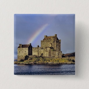 Scotland, Highland, Wester Ross, Eilean Donan Pinback Button