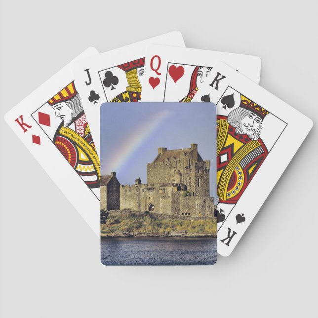 Scotland, Highland, Wester Ross, Eilean Donan Poker Cards (Back)