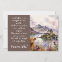 Scotland Highlands Aesthetic, Psalm 28:7 Bible