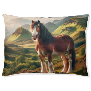 Scotland highlands Clydesdale horse Pet Bed