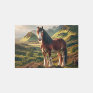 Scotland highlands Clydesdale horse Rug