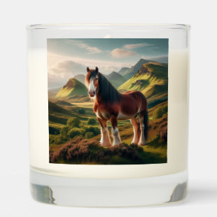 Scotland highlands Clydesdale horse Scented Candle