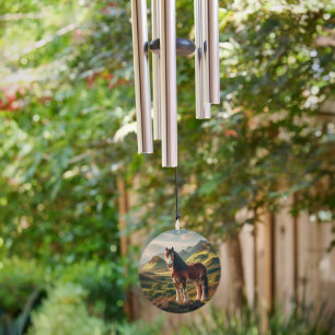 Scotland highlands Clydesdale horse Wind Chime