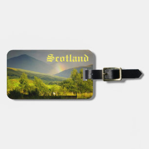 Scotland Highlands Customizable Travel Luggage Tag