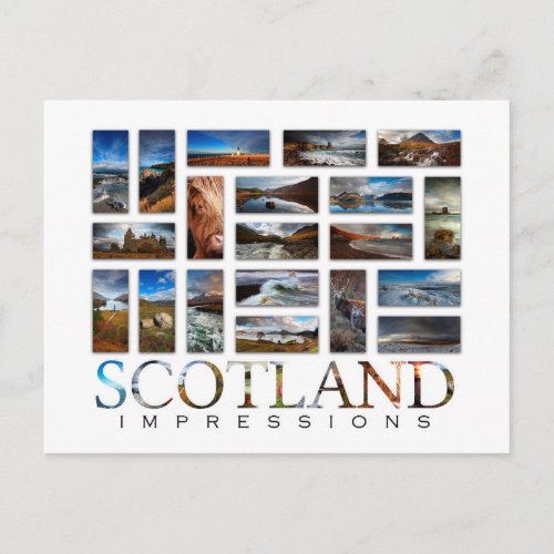 Scotland Impressions Postcard