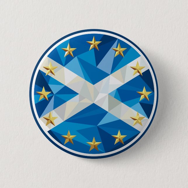 Scotland in EU Badge Button (Front)