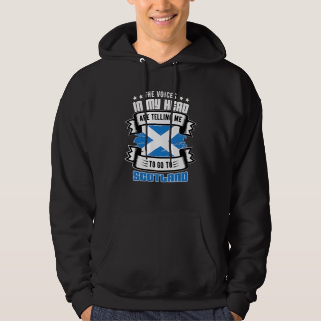 Scotland In My Head Hoodie (Front)