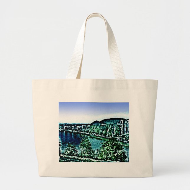 Scotland Inverness Building jGibney The Museum Zaz Large Tote Bag (Front)