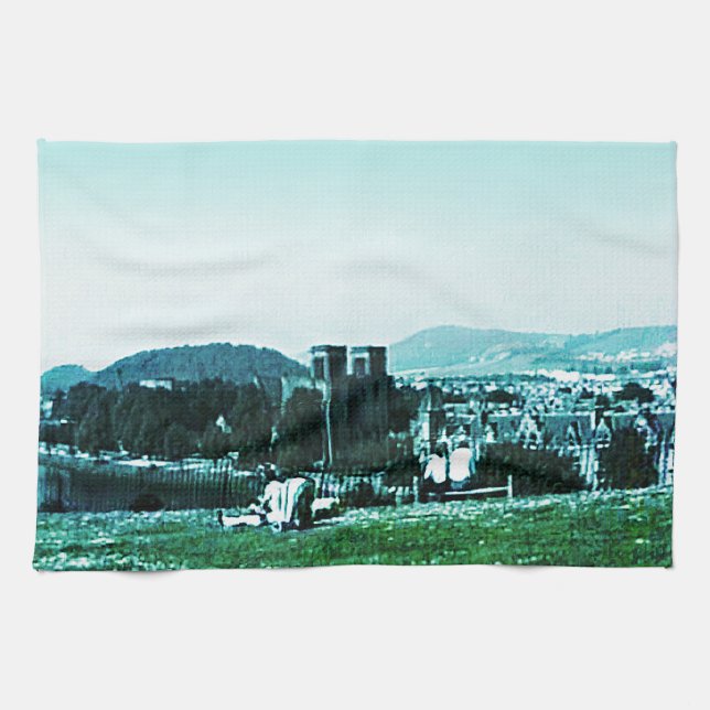 Scotland Inverness Castle Art snap-38784  jGibney Kitchen Towel (Horizontal)