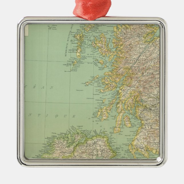 Scotland, Ireland Metal Ornament (Front)