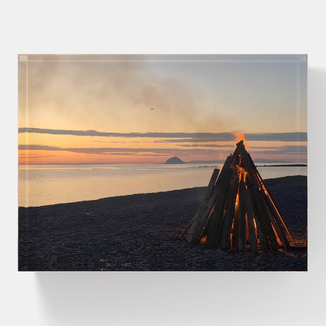 Scotland is Calling Me Paperweight (Front)