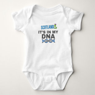Scotland It's In My DNA Scottish Heritage Gift Baby Bodysuit