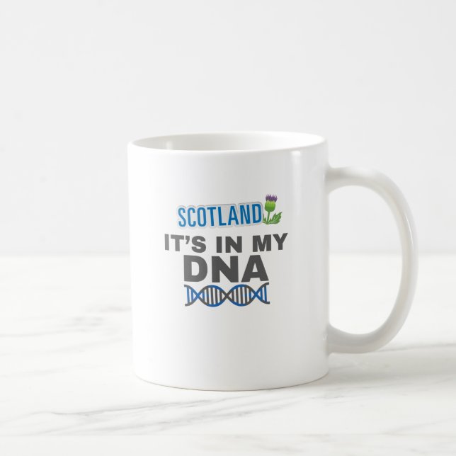 Scotland It's In My DNA Scottish Heritage Gift Coffee Mug (Right)