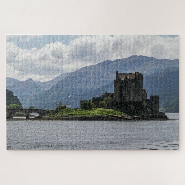Scotland Jigsaw Puzzle – Loch Duich & Eilean Donan (Horizontal)