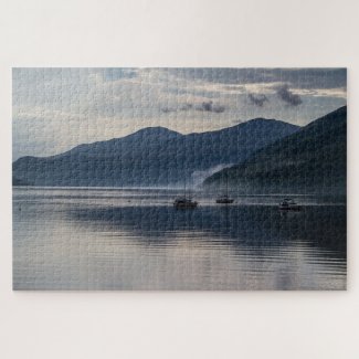 Schotland puzzel - Loch Tay wolken