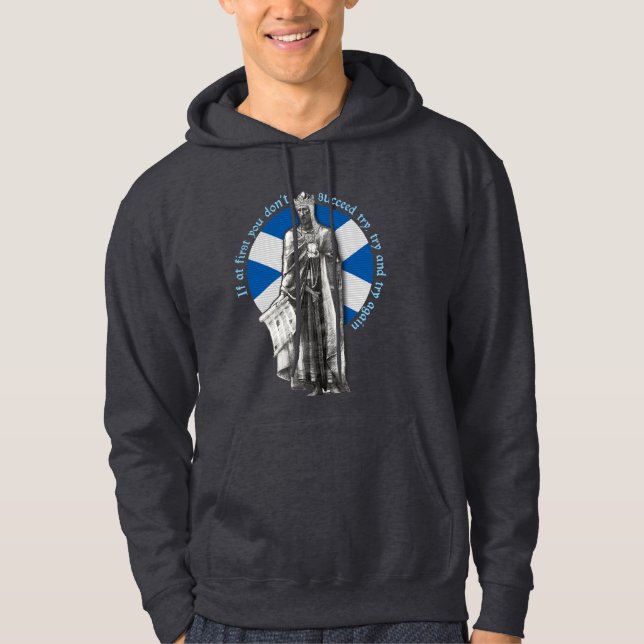 SCOTLAND KING ROBERT THE BRUCE T-Shirt Hoodie (Front)