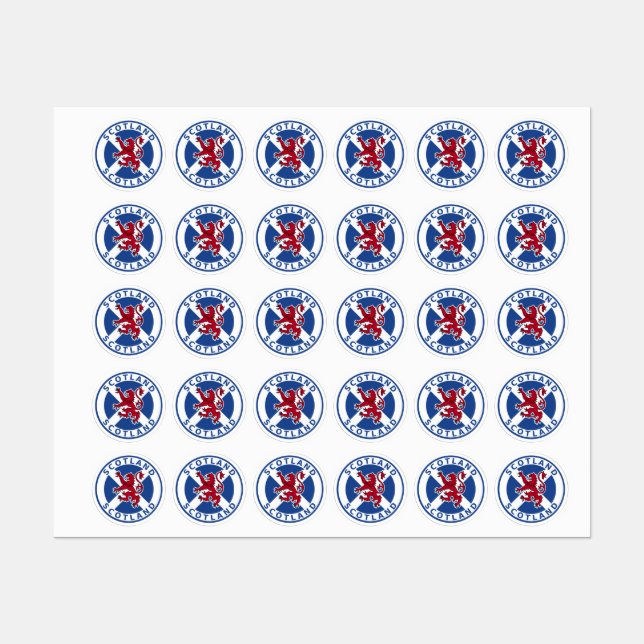 Scotland Labels (Sheet)