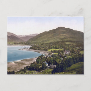Scotland landscape c1895, Aarochar, Loch Long Postcard