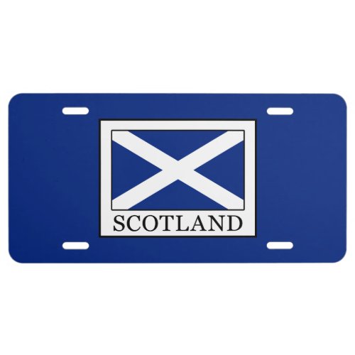 Scotland License Plate