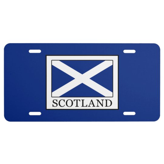Scotland License Plate