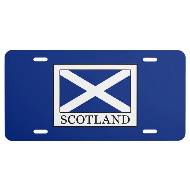 Scotland License Plate (Front)