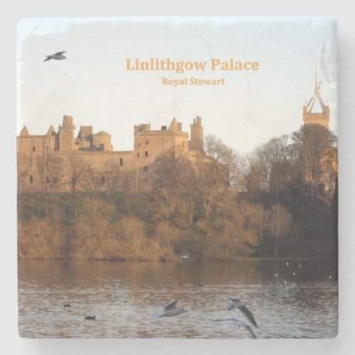 Scotland Linlithgow Palace Royal Stuart Stewart Stone Coaster