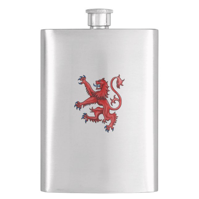 Scotland Lion Rampant Flask (Front)