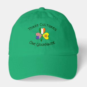 Scotland Lion Rampant Ireland USA Flag Shamrock Hat