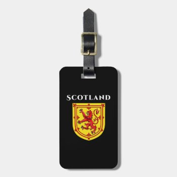 Scotland Lion Rampant Luggage Tag by thecelticflame at Zazzle