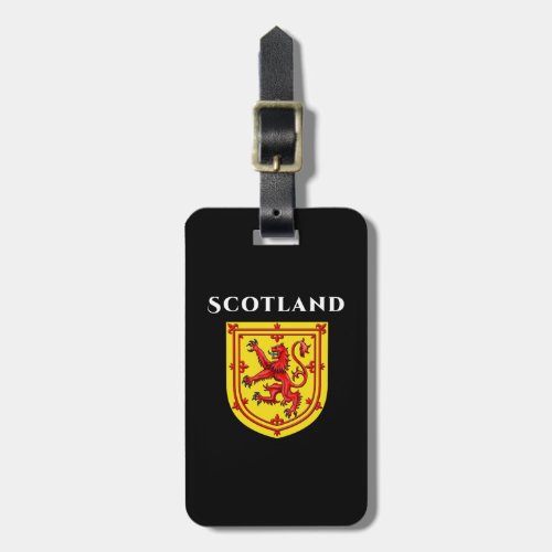 Scotland Lion Rampant Luggage Tag