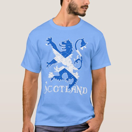 Scotland Lion Rampant Scotland Scottish Long Sleev T_Shirt