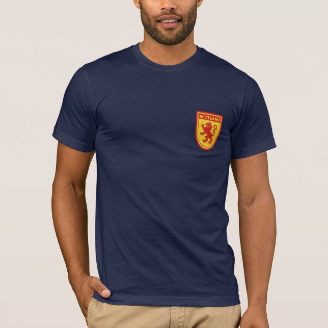 Scotland Lion Rampant Shield Tshirt (Front)