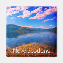 Scotland, Loch Lomond, fridge magnet