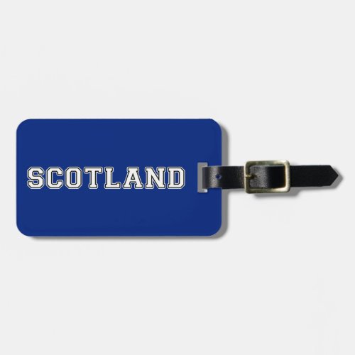 Scotland Luggage Tag
