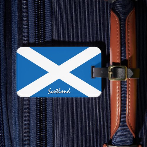 Scotland Luggage Tags patriotic Scottish Flag Luggage Tag